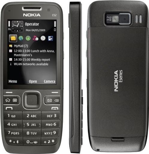 Nokia E52 Metal Grey Aluminium
