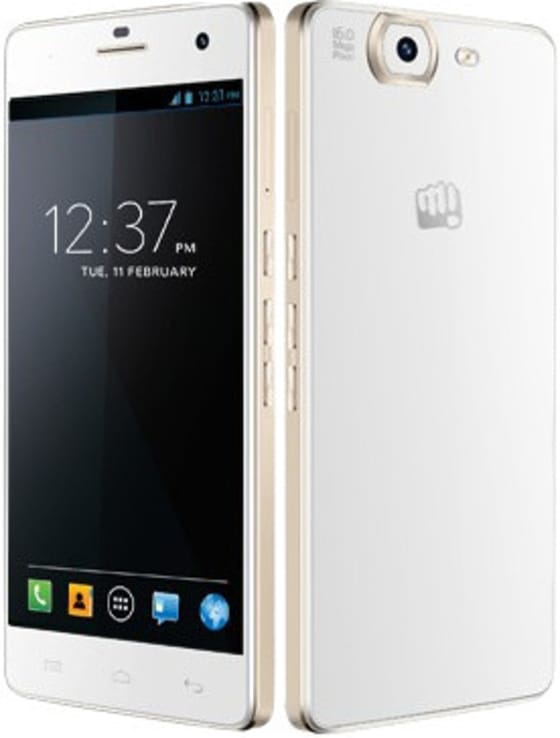 Micromax A350 Canvas Knight WeißGold
