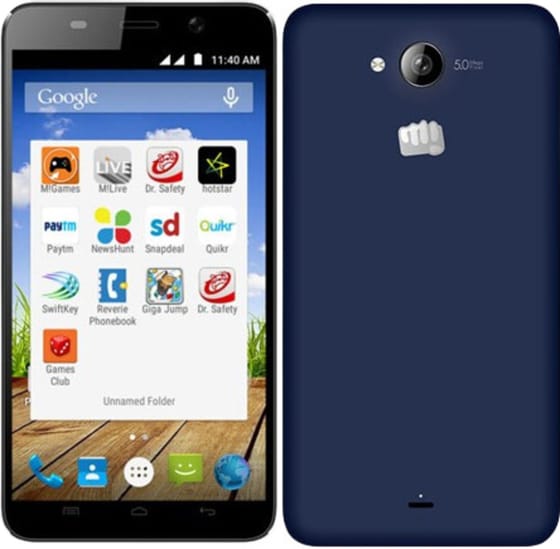 Micromax Q355 Canvas Play BleuFoncé