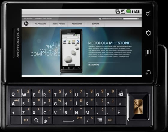 Motorola Milestone 2 Negro
