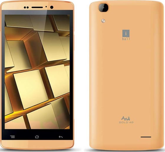 iBall Andi 5Q Gold Or