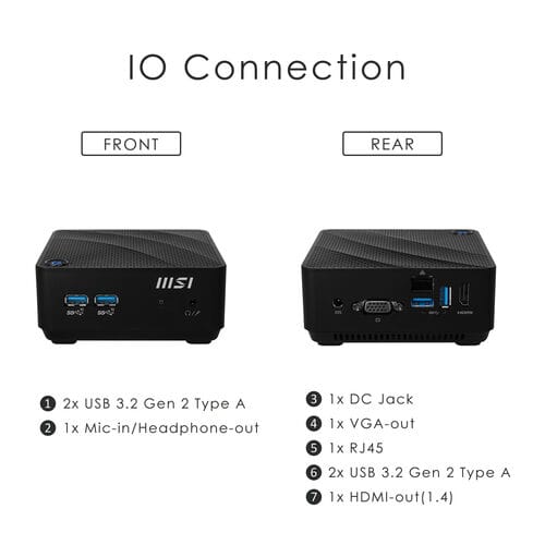 MSI Cubi CUBI N JSL-002BEU null