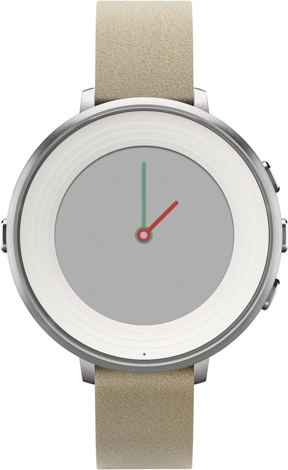 Pebble Time Round Plata/Piedra