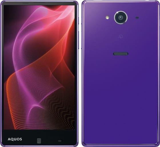 SoftBank Sharp AQUOS PHONE Xx2 Roxo