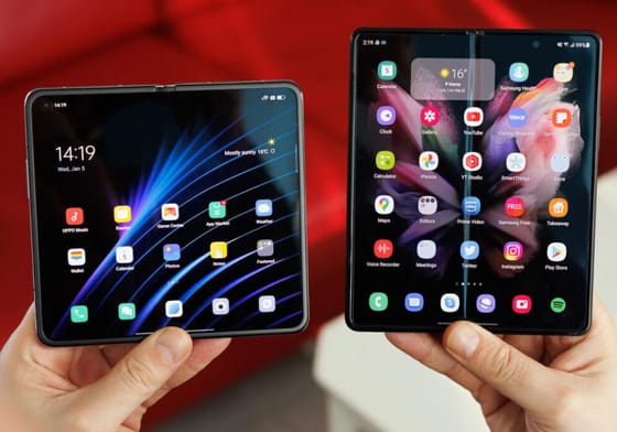 Mercado de smartphones plegables creciendo con Huawei y Samsung dominando 