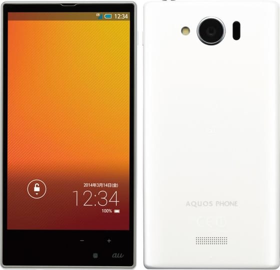 Sharp Aquos Phone Serie Blanc