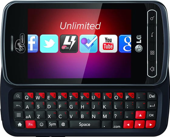 LG Optimus Slider Negro