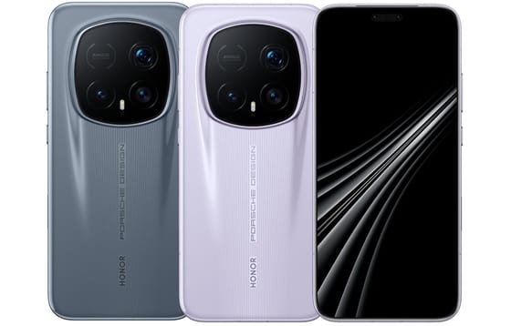 Honor Magic8 RSR Porsche Design Edition smartphone per supportare un estensore teleobiettivo
