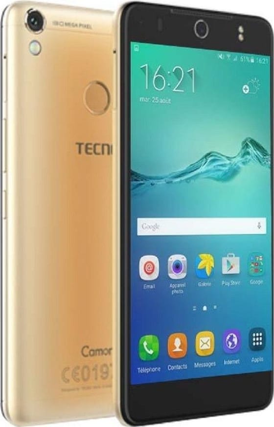Tecno Mobile Camon CX Air OuroChampanhe