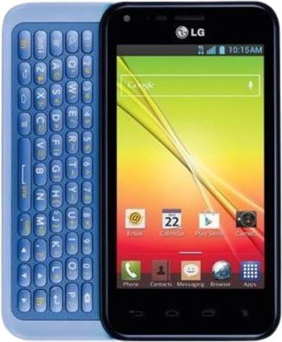 LG Optimus F3Q Azul