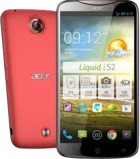 Acer Liquid S2 Vermelho