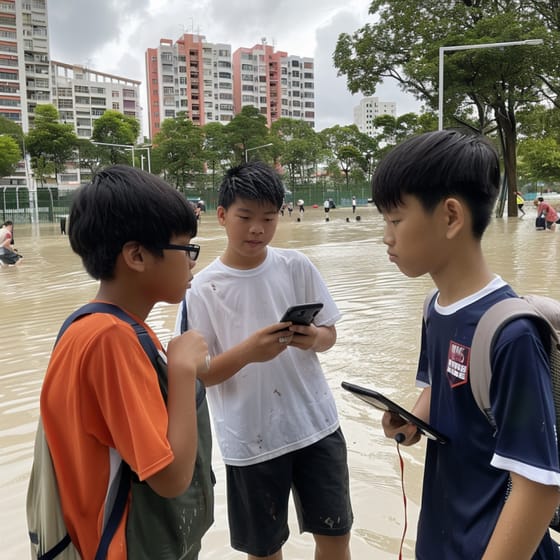 Innovative Flood Monitoring System Created by SMK Tung Hua Students for Smartphone Use