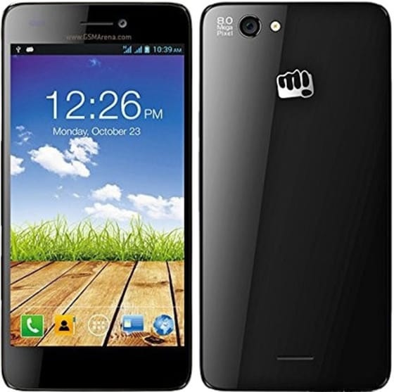 Micromax A290 Canvas Knight Cameo PretoPuro