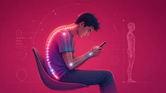 ¿Podrían tus hábitos con el teléfono inteligente afectar a tu postura?