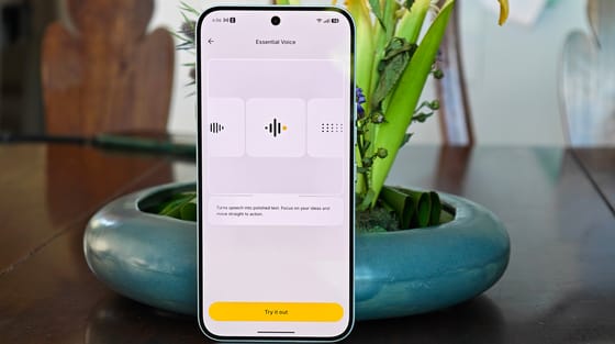 KI gestütztes Diktierwerkzeug Essential Voice von Nothing verändert das Tippen auf dem Smartphone durch Betriebssystemintegration