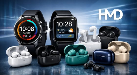 HMD Global Entra en el Mercado de Relojes Inteligentes Junto a Nuevos Auriculares