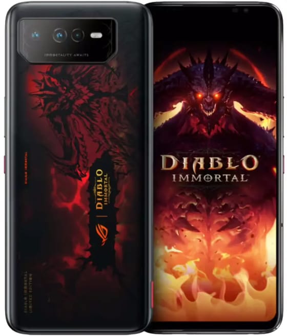 Asus ROG Phone 6 (Diablo Immortal Edition) Metal/Vermelho inferno