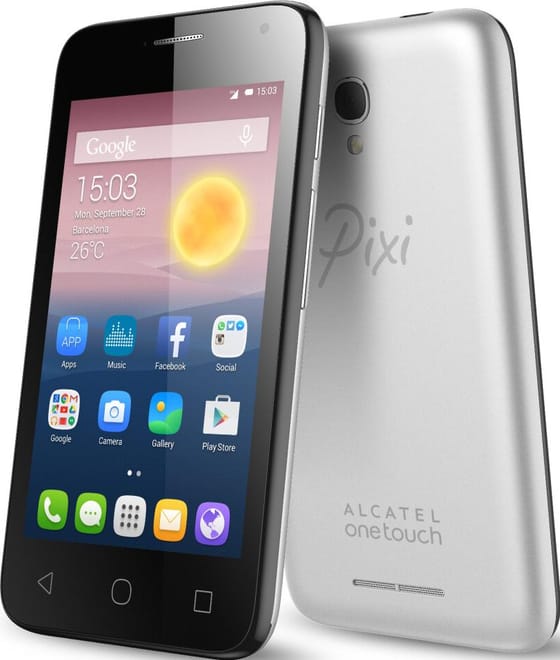 Alcatel One Touch Pixi Unite Grise