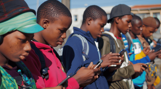 Los jóvenes sudafricanos no pueden pasar una hora sin sus teléfonos inteligentes, indica una encuesta