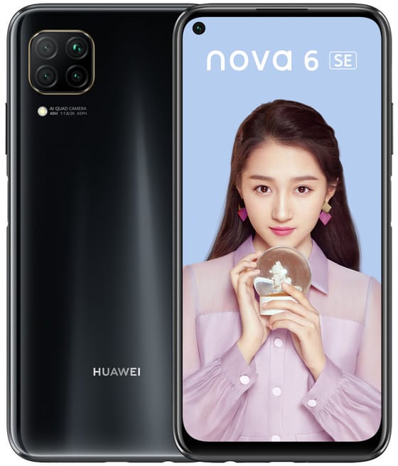 Huawei nova 6 SE Negro