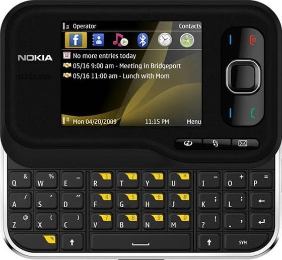 Nokia 6790 slide Black