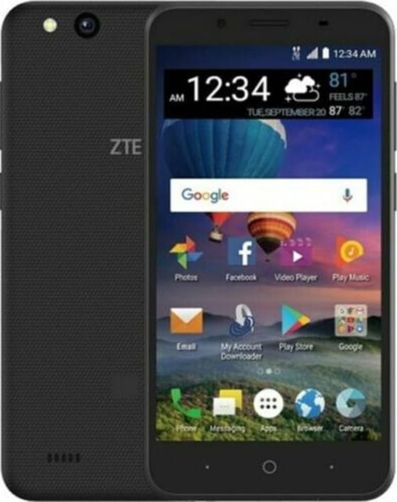 ZTE ZMax Champ Schwarz