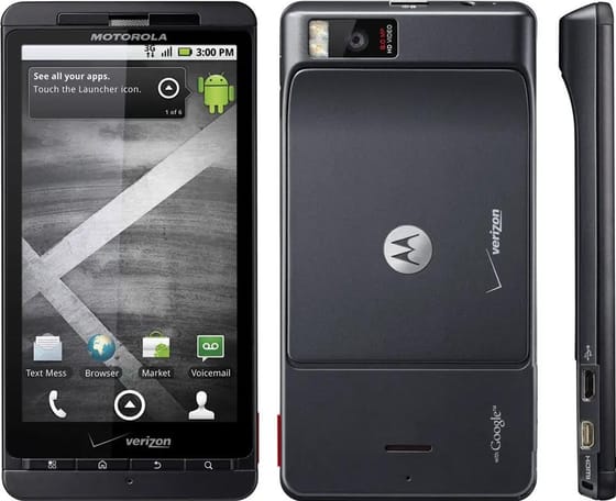 Motorola DROID X Preto