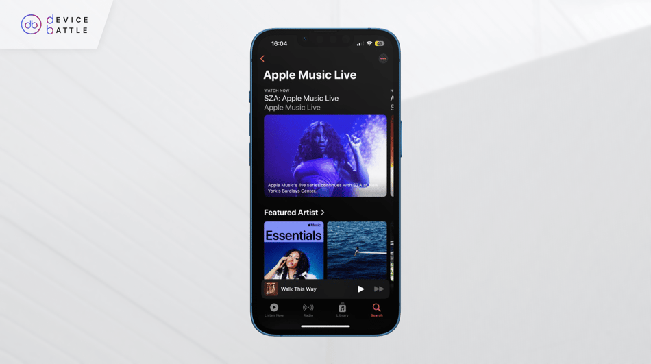 Apple Music on iPhone