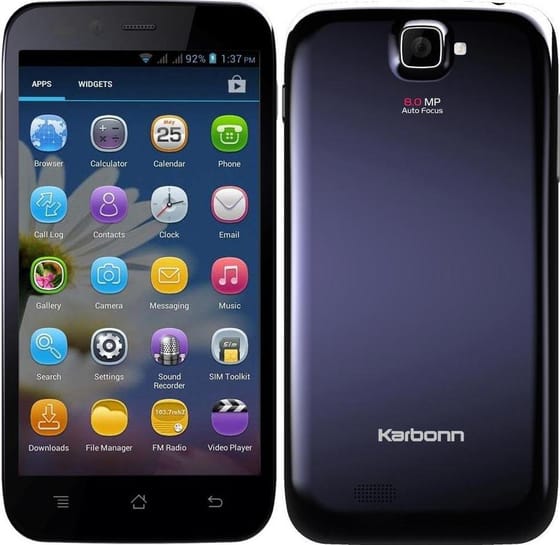 Karbonn S5 Titanium Bleu