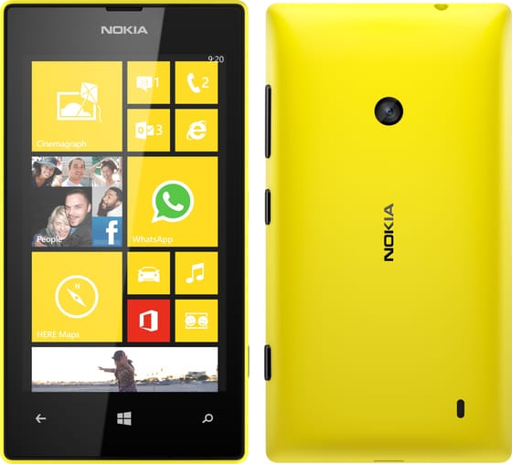 Nokia Lumia 520T Gelb