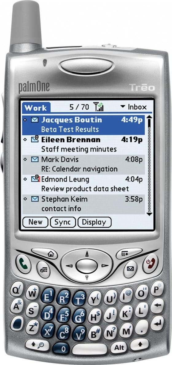PalmOne Treo 650 Argent