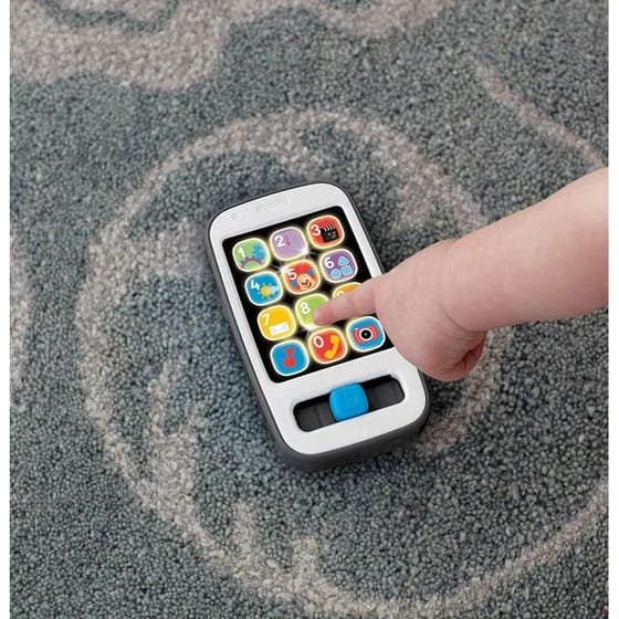 Das Fisher-Price Smartphone-Spielzeug lehrt die Kinder alle Anrufe zu filtern und davon auszugehen, dass es sich um Inkassounternehmen handelt