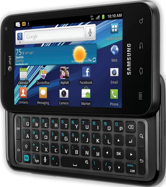 Samsung Captivate Glide Preto