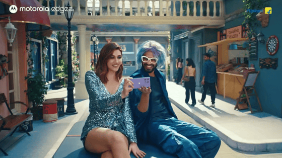 Kriti Sanon Dazzles with Her Latest Fashion Statement Featuring a Brand-New Motorola Smartphone