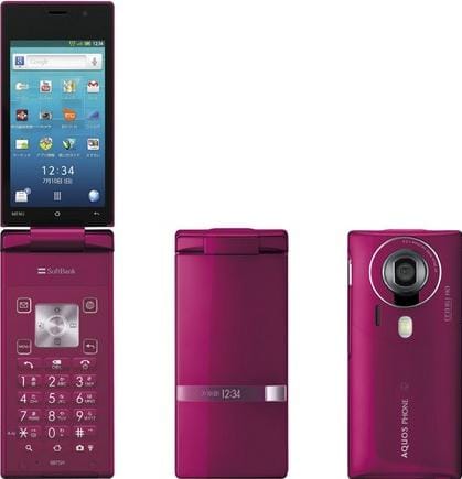 SoftBank Sharp Aquos 007SH The Hybrid Rosa