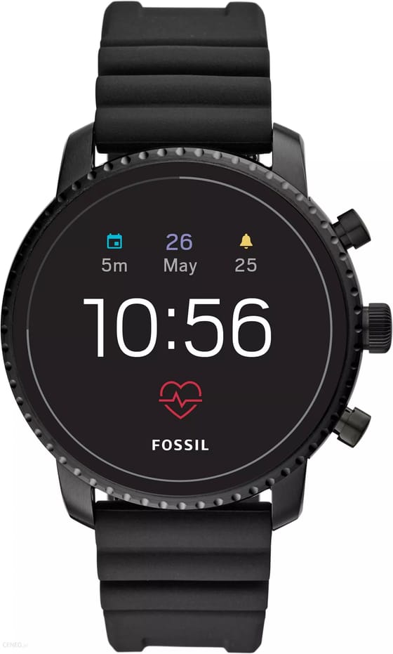 Fossil Q Explorist HR Gen 4 Negro