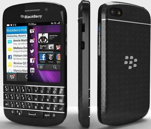 BlackBerry Q10 Noir