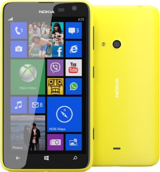 Nokia Lumia 625 Jaune