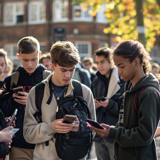 Conjunto de 17 escolas secundárias de Londres se une para eliminar o uso de smartphones