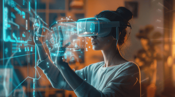 AR-Brillen, Hologramme und ein Retro-Tastatur-Smartphone-Zubehör auf der MWC vorgestellt - AP-Archiv