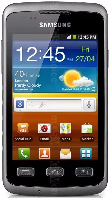 Samsung Galaxy Xcover Agate cinza