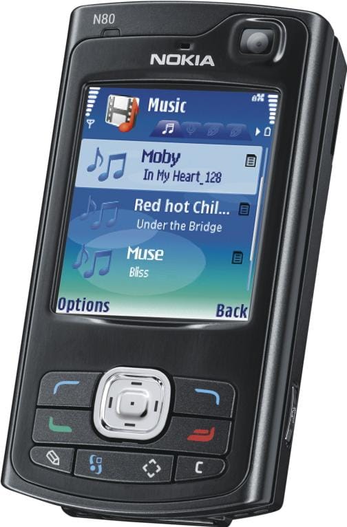 Nokia N80 Plata