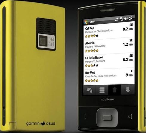 Garmin-Asus nuvifone M20 Verde