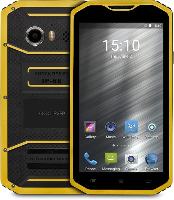 Goclever Quantum 3 550 Rugged Preto/Amarelo