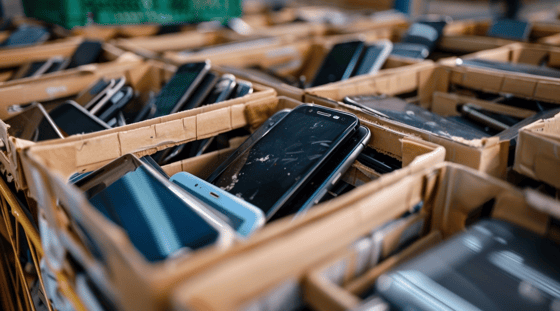 Schottlands technologiegesteuertes Recyclingprojekt rettet alte Smartphones