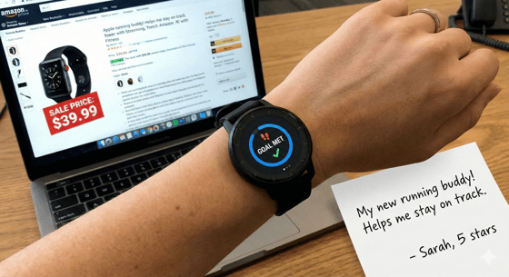 Amazon taglia a USD 40.64 il smartwatch tra i più apprezzati e gli acquirenti dicono che ti mantiene davvero in carreggiata