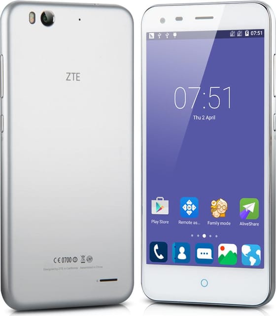ZTE S6 Plus Argento