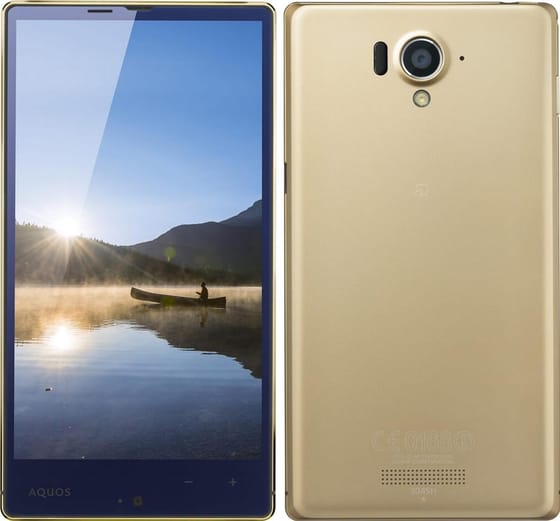 SoftBank Sharp Aquos Phone Xx Gold