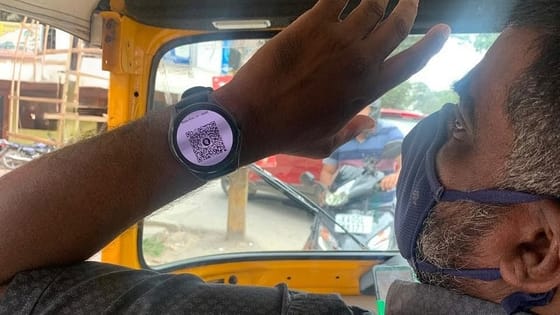 Auto Driver's Smartwatch QR Code Hack Goes Viral as Internet Declares It the Peak Bengaluru Moment