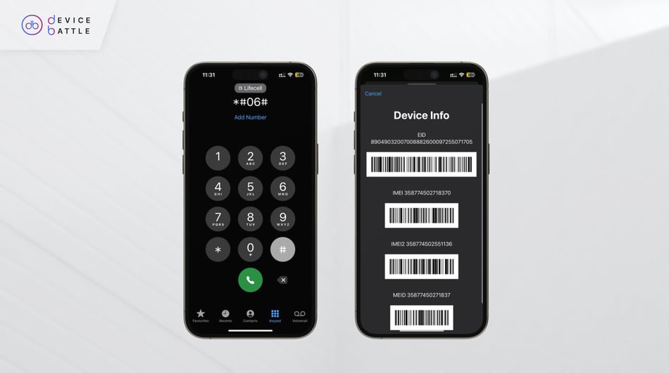 How to find IMEI on iPhone